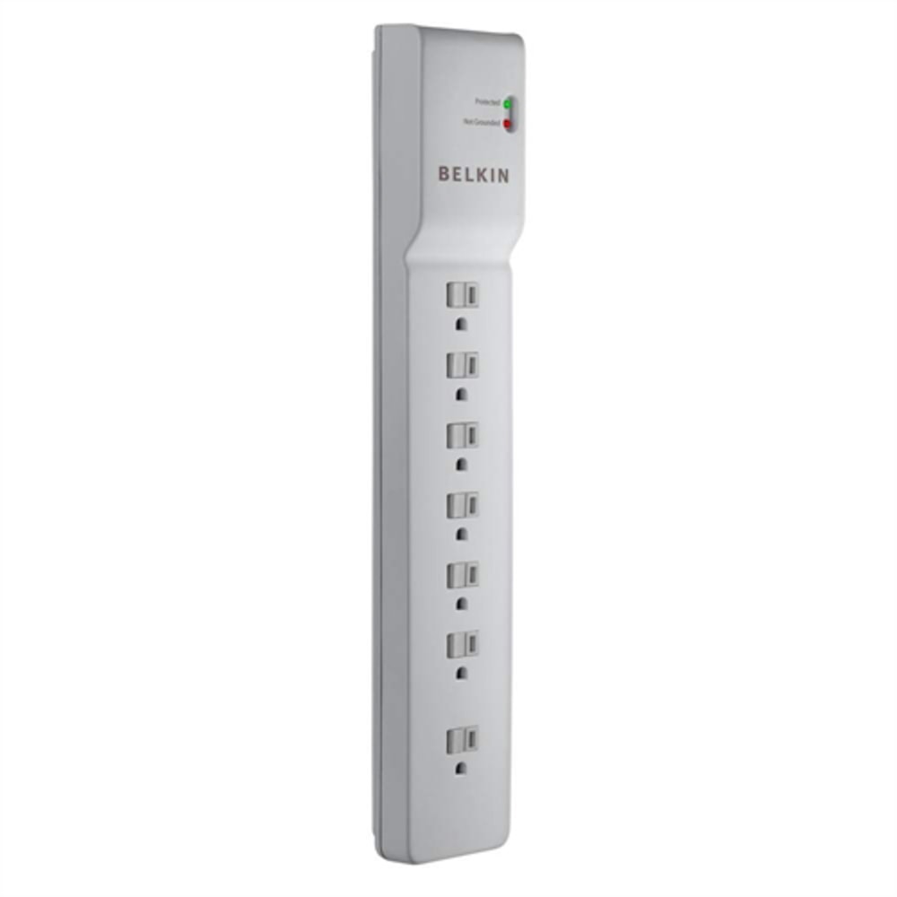 Belkin Commercial 7-Outlet Surge Suppressor, 6ft, White