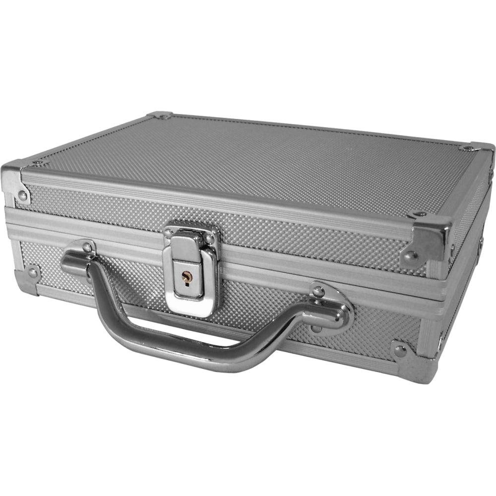 CRU Storage Box - External Dimensions: 9in Length x 5.8in Width x 2in Height - Combination Lock Closure - Heavy Duty - Metal - White - For Hard Drive - 1
