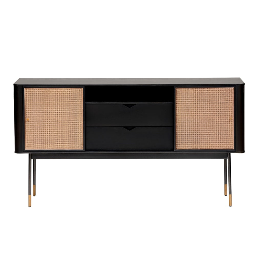 Eurostyle Miriam 60inW Sideboard, Black