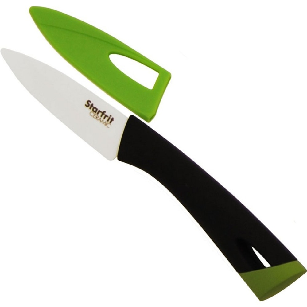 Starfrit Ceramic Paring Knife 3in - 1 Piece(s) - Paring Knife - 1 x Paring Knife - Paring, Cutting - Green