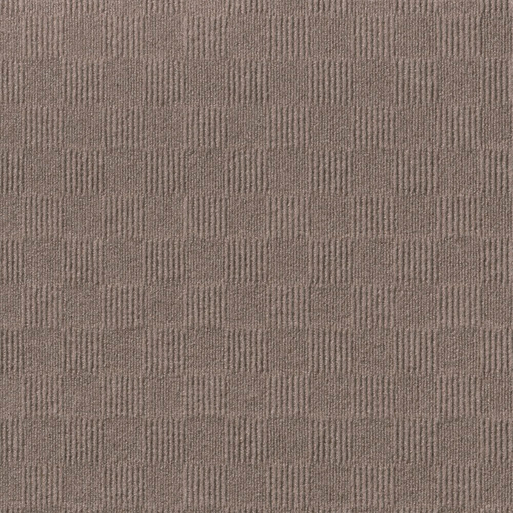 Foss Floors Crochet Peel & Stick Carpet Tiles, 24in x 24in, Taupe, Set Of 15 Tiles