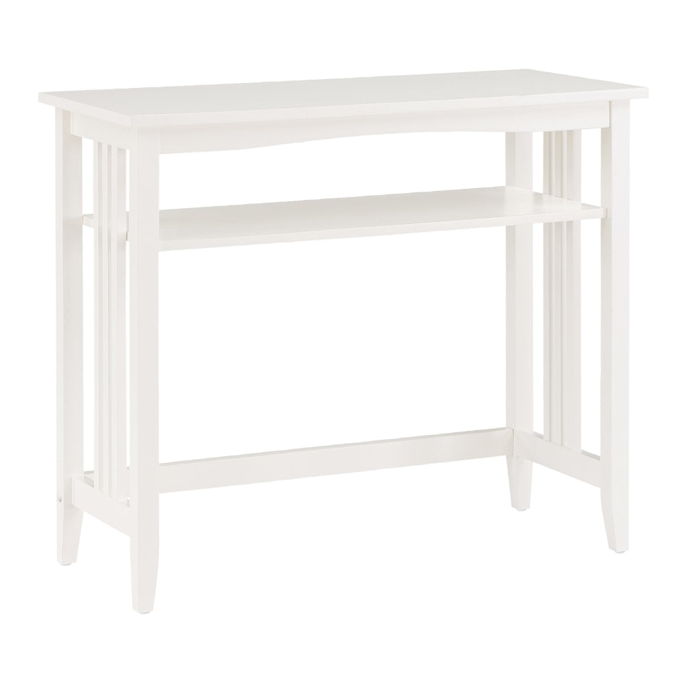 Office Star Sierra Rectangle Foyer Table, 30inH x 36inW x 15-3/4inD, White
