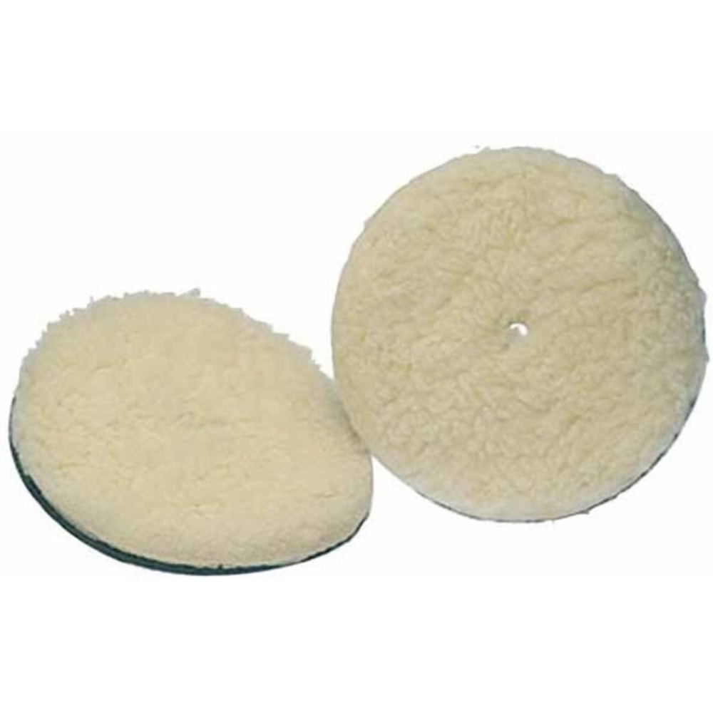 Koblenz 6ft" Lambswool Pads - 6in Diameter - 2/Pack x 6in Diameter - Lambs Wool, Foam
