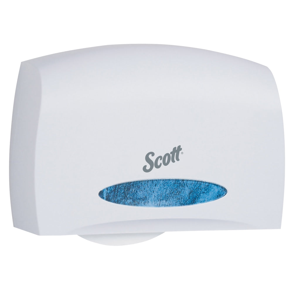 Kimberly-Clark Coreless JRT Toilet Tissue Dispenser, 9 3/4inH x 14 1/4inW x 6inD, White