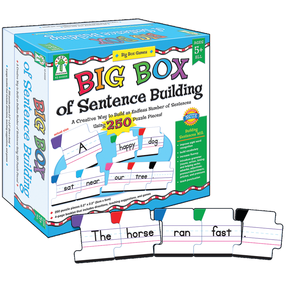 Carson-Dellosa Key Education Big Box Of Sentence Building, Grades K-2