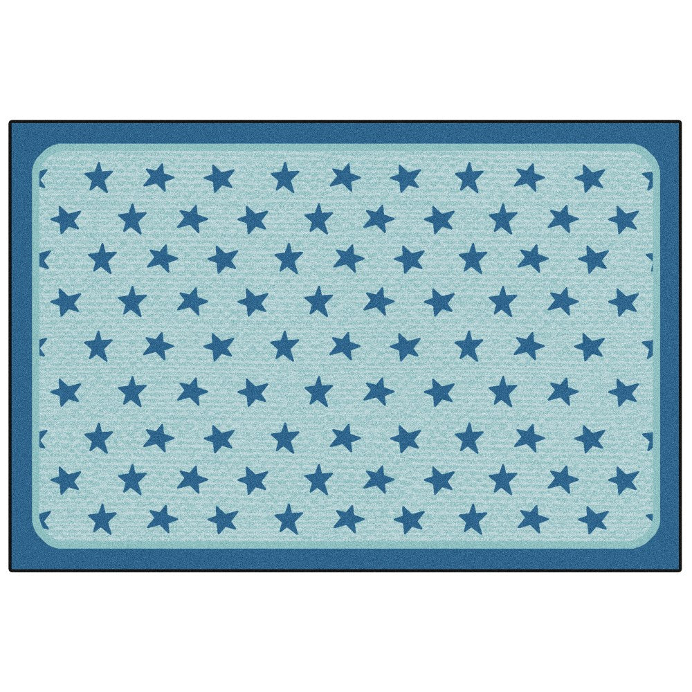Carpets for Kids KID$Value Rugs Super Stars Decorative Rug, 4ft x 6ft, Dark Blue