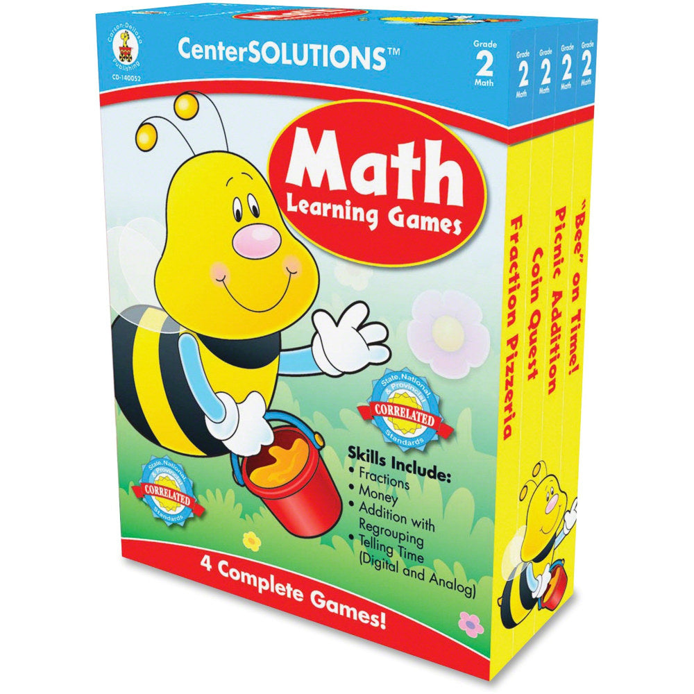 Carson-Dellosa CenterSOLUTIONS Learning Games, Math, Grade K