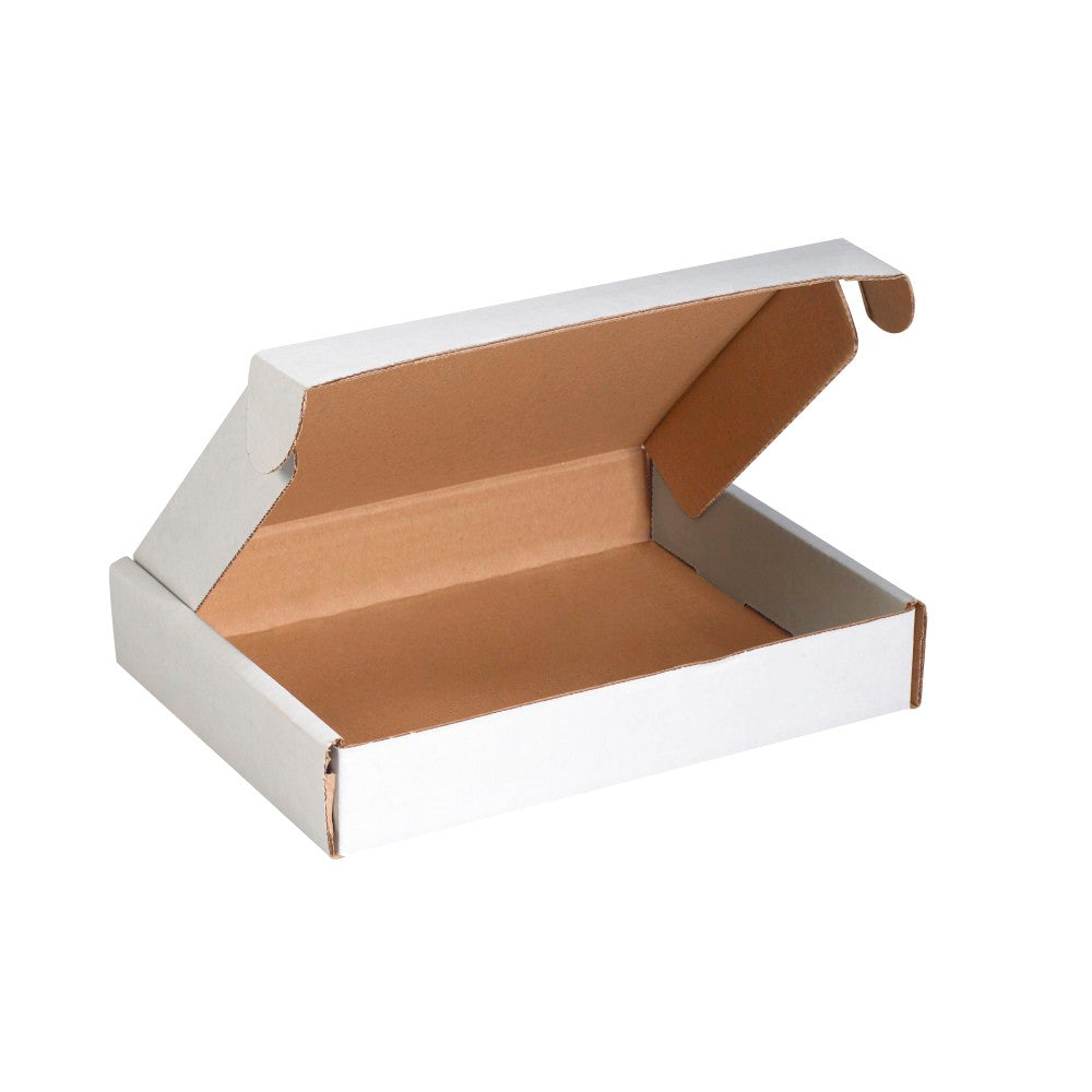 Partners Brand Deluxe Literature Mailers, 11 1/8in x 8 3/4in x 2in, White, Pack Of 50