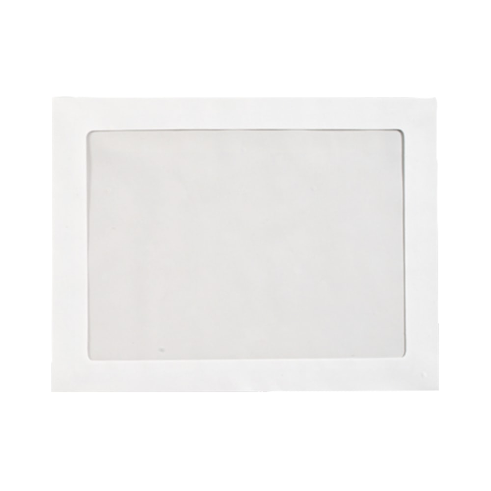 LUX #93 Full-Face Window Envelopes, Middle Window, Gummed Seal, Bright White, Pack Of 500