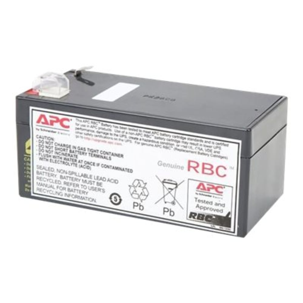 APC Replacement Battery Cartridge #35 - UPS battery - 1 x battery - lead acid - black - for P/N: BE325-CN, BE350D-LM, BE350G, BE350G-CN, BE350G-LM, BE350R, BE350R-CN, BE350U-CN