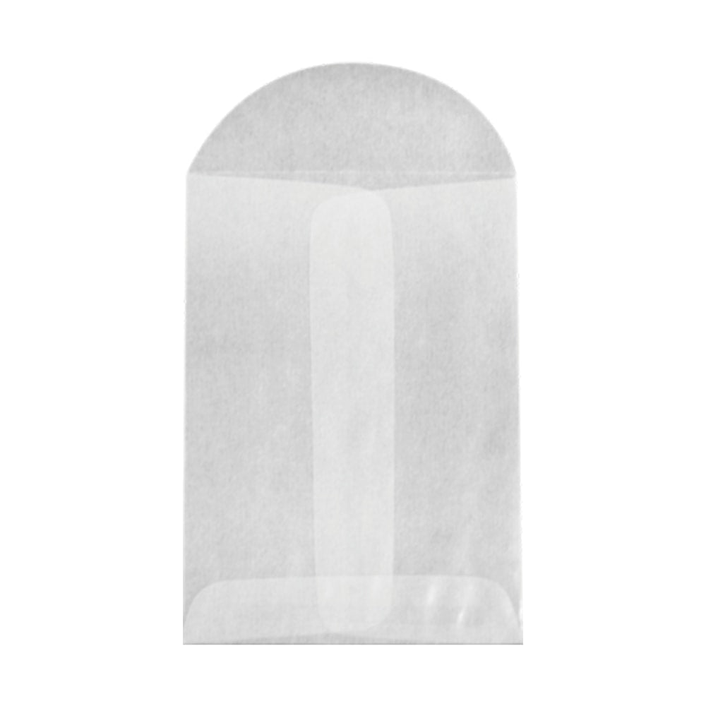 LUX Open-End Envelopes, 2 3/4in x 3 3/4in, Flap Closure, Glassine, Pack Of 50