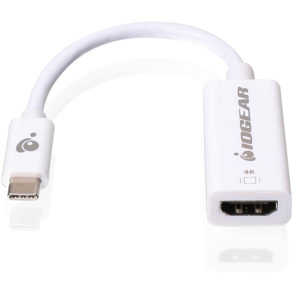IOGEAR USB Type-C to HDMI Adapter - 1 Pack - 1 x HDMI Digital Audio/Video Female - 1 x Type C USB 3.1 (Gen 1) USB Male - 4096 x 2160 Supported