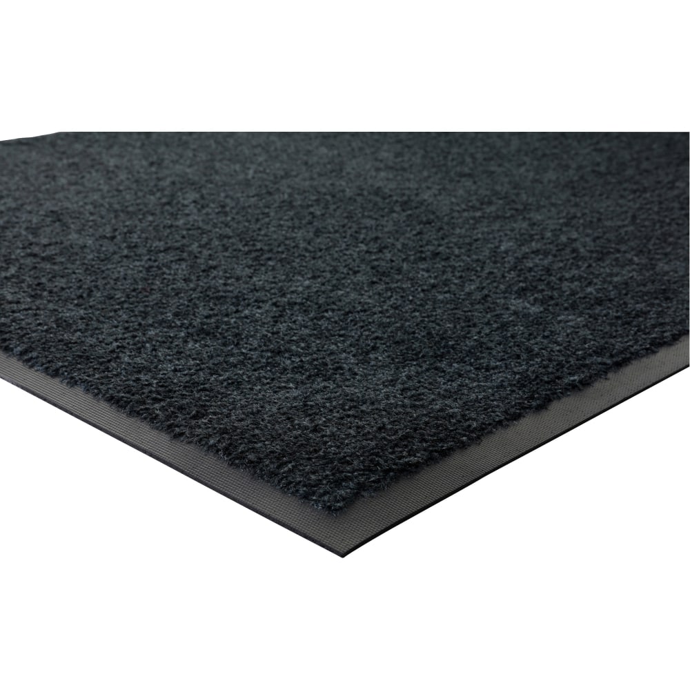 Genuine Joe Platinum Series Walk-Off Indoor Mat, 4ft x 6ft, Black