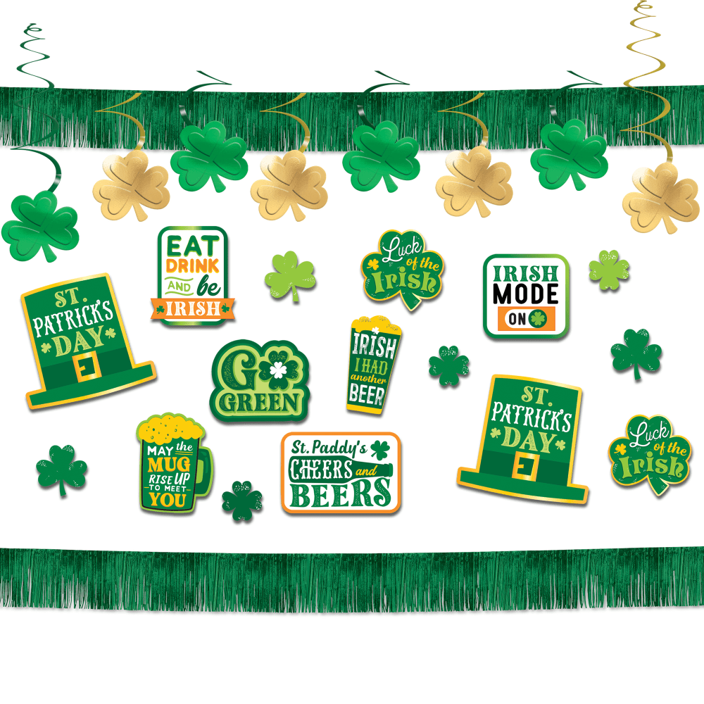 Amscan 244290 St. Patricks Day Bar Decorating Kit