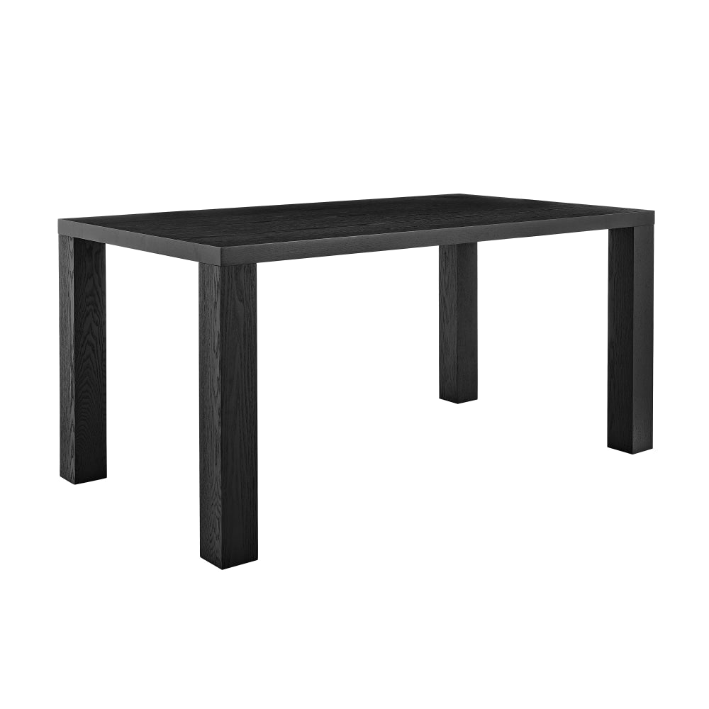 Eurostyle Abby Dining Table, 30inH x 63inW x 35-1/2inD, Matte Black