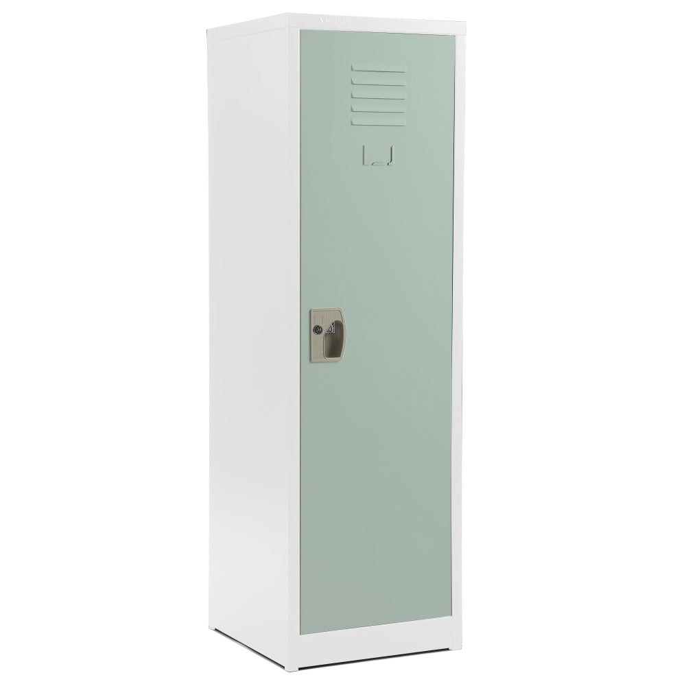 Alpine Kids' 1-Tier Steel Locker, 48inH x 15inW x 15inD, Misty Green