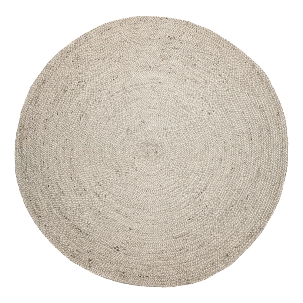 Anji Mountain Kerala Natural Jute Rug, 4ft, Ivory