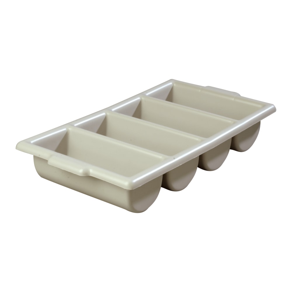 Carlisle Save-All Silverware Trays, 3 3/4inH x 21 1/4inW x 11 1/2inD, Gray, Pack Of 6