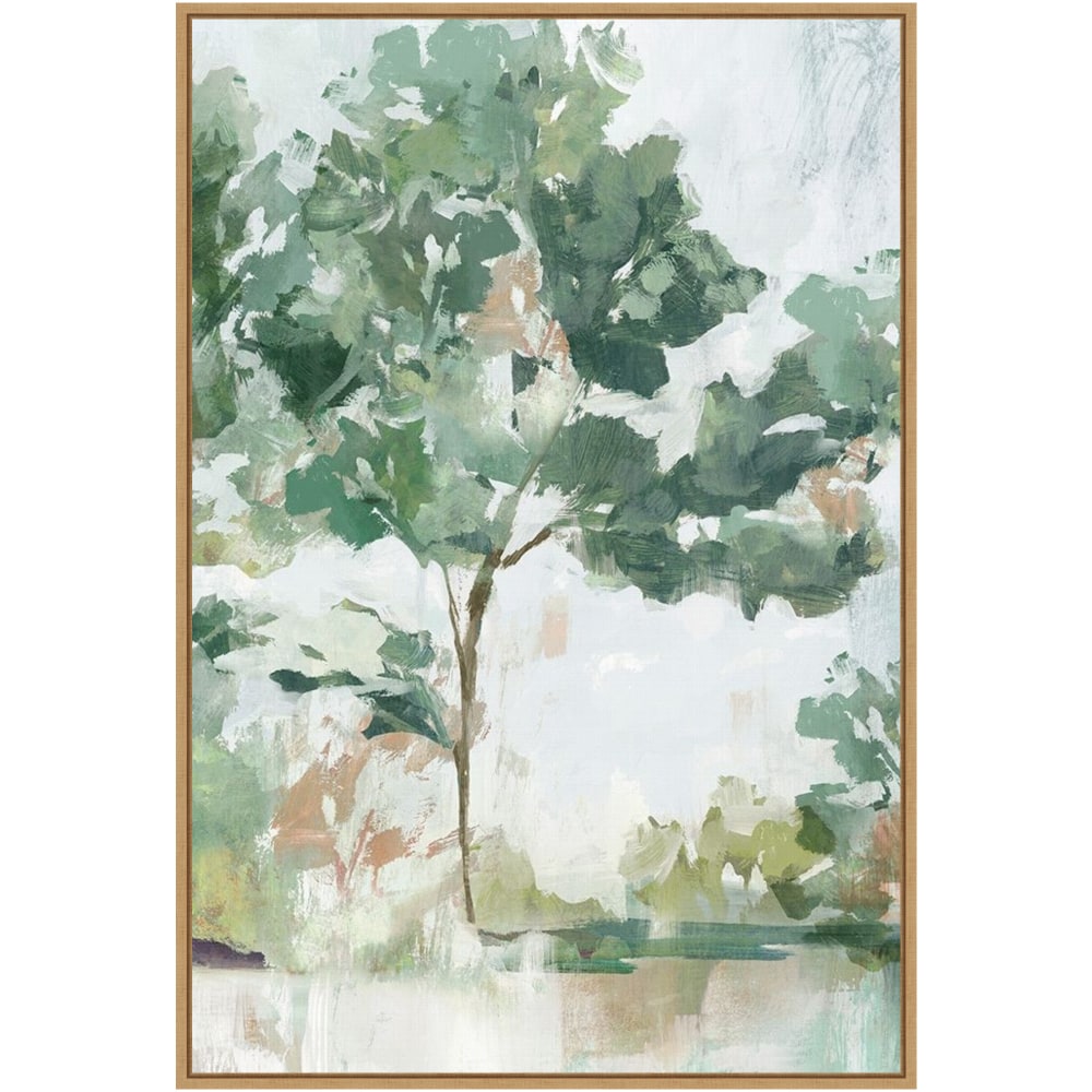 Amanti Art Forest Beauty I by Isabelle Z Framed Canvas Wall Art Print, 33inH x 23inW, Natural
