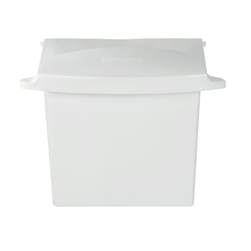 Rubbermaid Compact Sanitary Napkin Receptacle, White