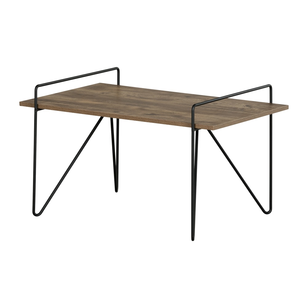 South Shore Slendel Coffee Table, 19-1/2inH x 31-1/2inW x 20-3/4inD, Brown Oak