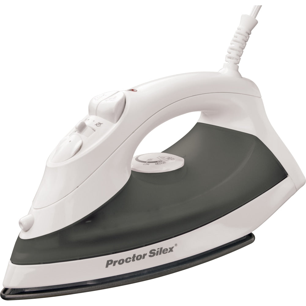 Proctor Silex 17202 Clothes Iron - Automatic Shut Off - 8.99 fl oz Reservoir Capacity - 1200 W - White