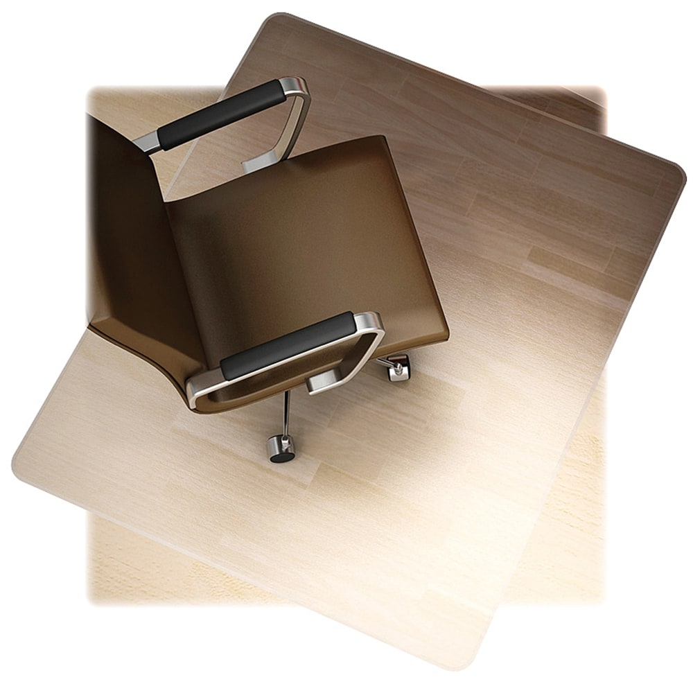 Lorell Hard Floor Straight Edge Chair Mat, 46in x 60in
