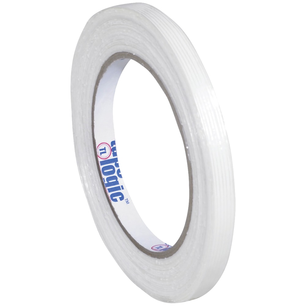 Tape Logic 1300 Strapping Tape, 3/8in x 60 Yd., Clear, Case Of 12