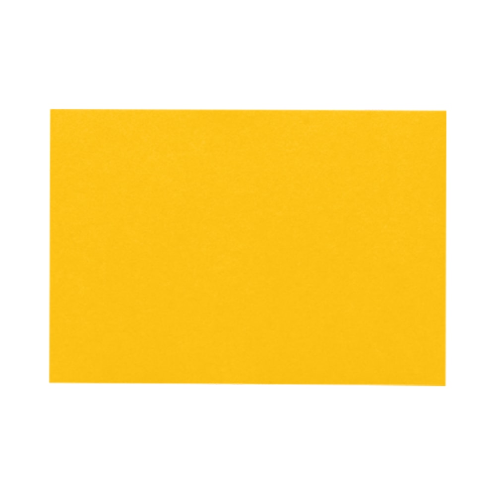 LUX Flat Cards, A1, 3 1/2in x 4 7/8in, Sunflower Yellow, Pack Of 50