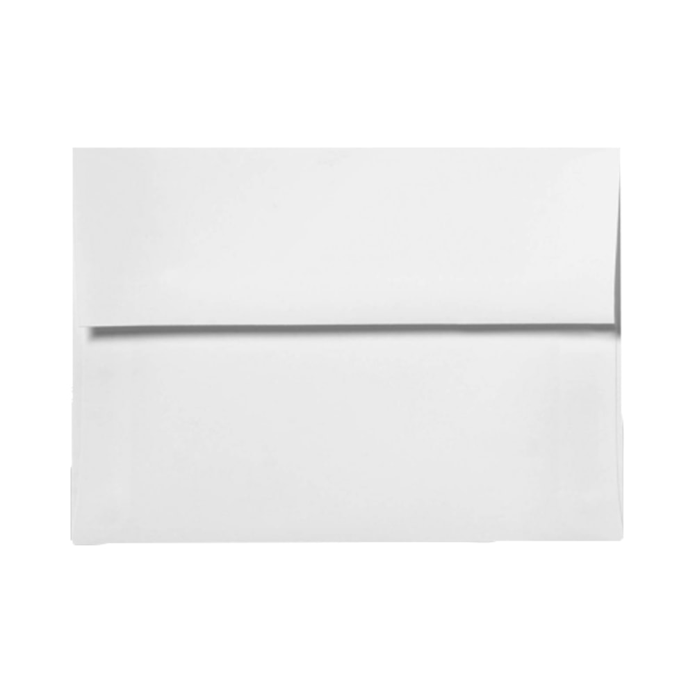 LUX Invitation Envelopes, A2, Peel & Press Closure, White, Pack Of 250