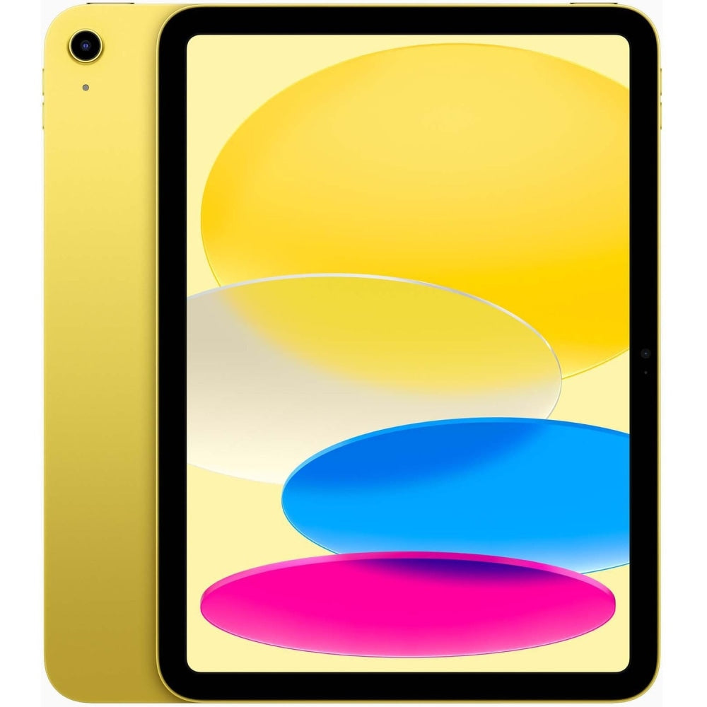 Apple iPad Tablet, 10.9in Touch Screen, 4GB Memory, 256GB Storage, Yellow