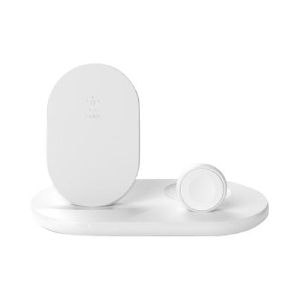 Belkin BoostCharge 3-in-1 Wireless Charger for Apple Devices - 5 V DC Input - Input connectors: USB
