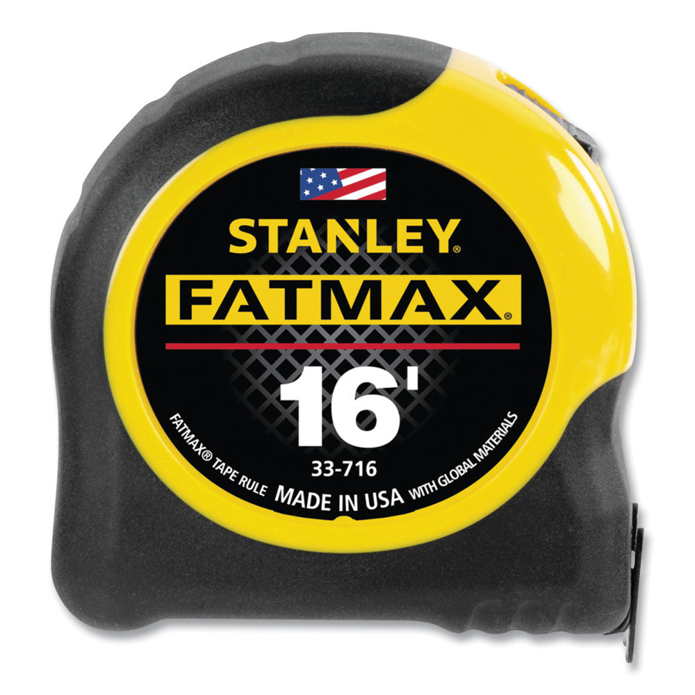 FatMax Classic Tape Measure, 1-1/4 in W x 16 ft L, SAE, Black/Yellow Case