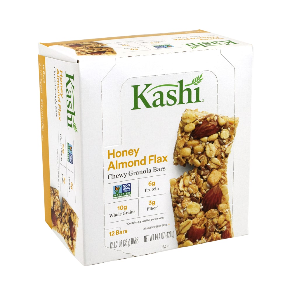 Kashi Honey Almond Flax Chewy Granola Bars, 12 Count, 2 Pack
