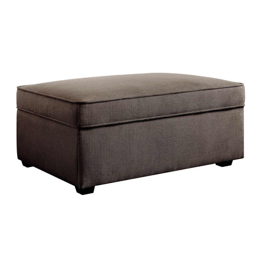 Serta Olin Storage Ottoman, Parker Ash/Black