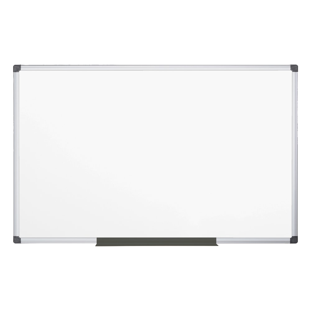 MasterVision Maya Platinum Pure Magnetic Dry-Erase Whiteboard, 36in x 24in, Aluminum Frame With Silver Finish