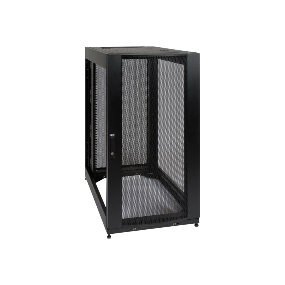 Tripp Lite 25U Rack Enclosure Server Cabinet Doors No Sides 3000lb Capacity - Rack cabinet - black - 25U - 19in