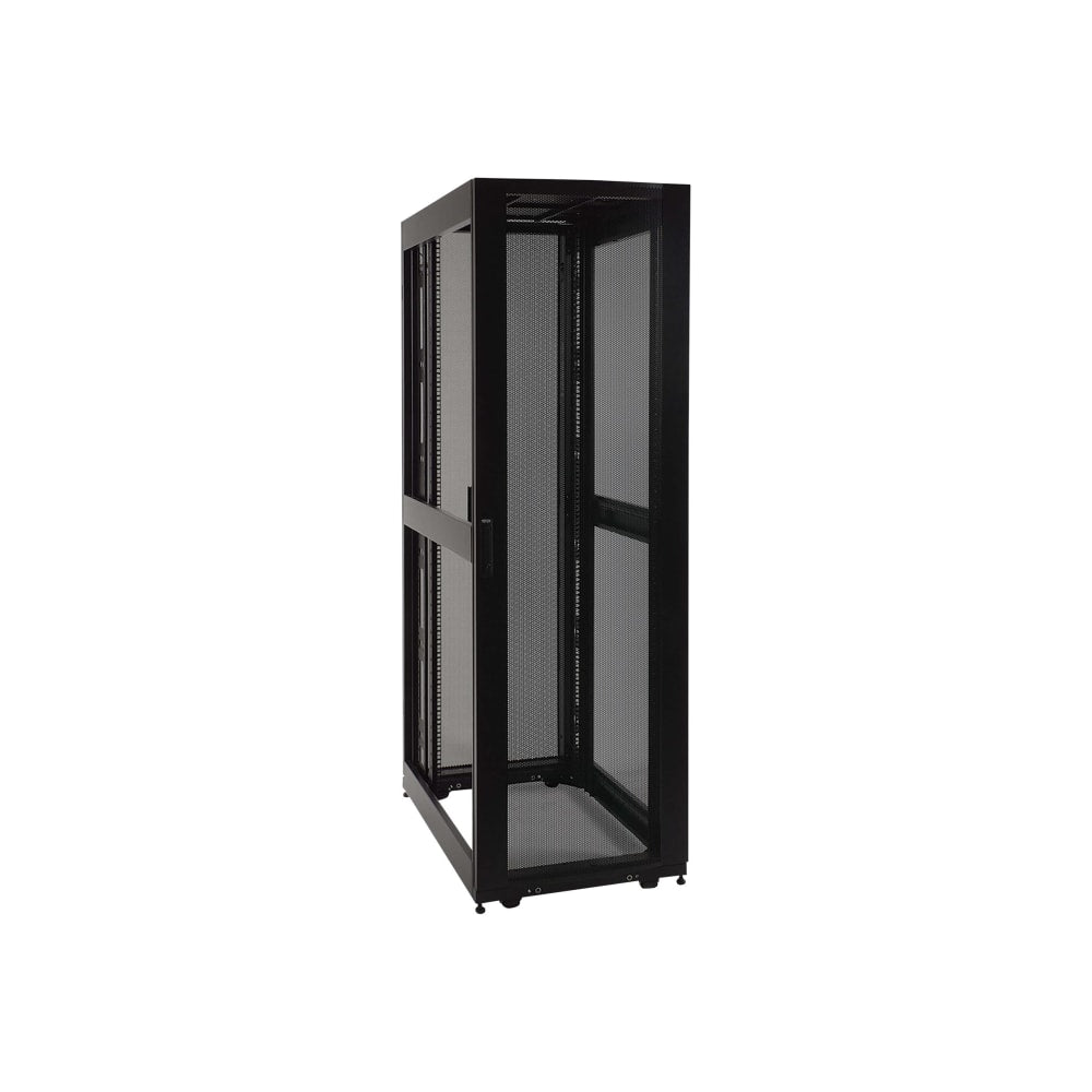 Tripp Lite SR45UBDP48 45U Server Rack - For Server, LAN Switch, Patch Panel, PDU - 45U Rack Height x 19in Rack Width x 28.11in Rack Depth - Floor Standing - Black Powder Coat - Steel