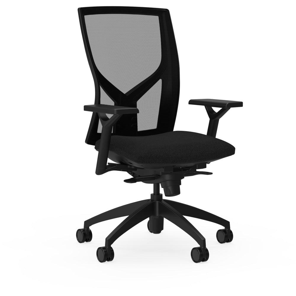Lorell Mesh High-Back Chair, Black