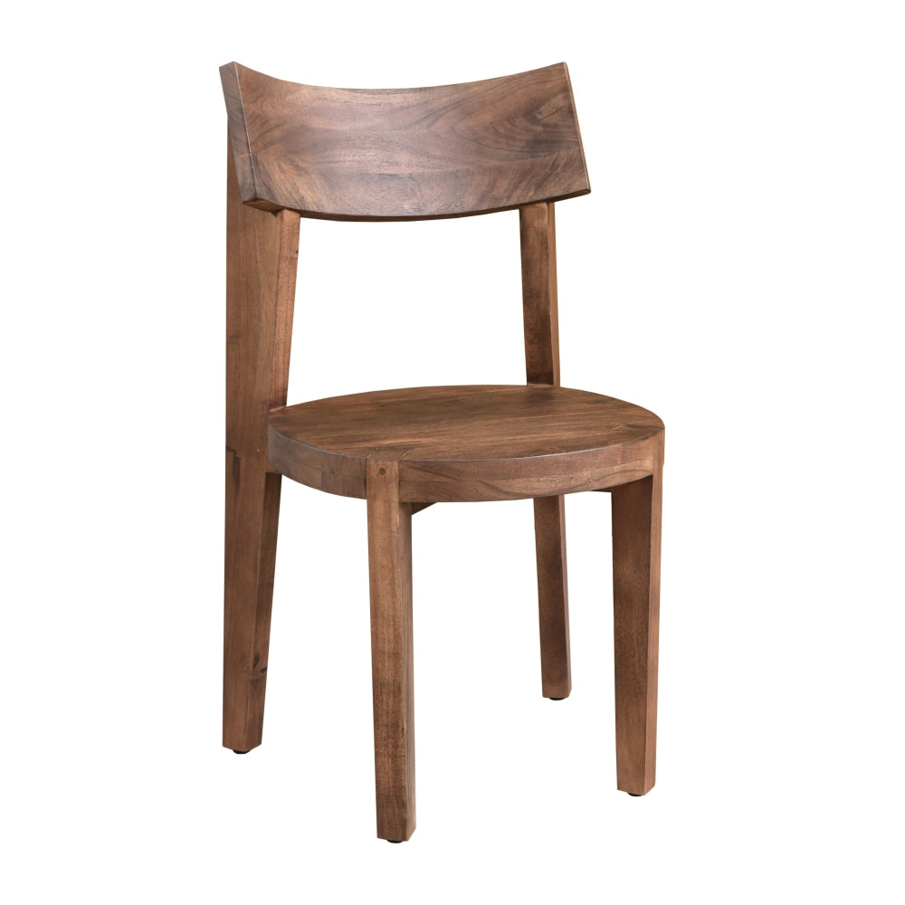 Coast to Coast Gabriel Dining Chairs, Arcadia Vinegar Brown, Set Of 2 Chairs