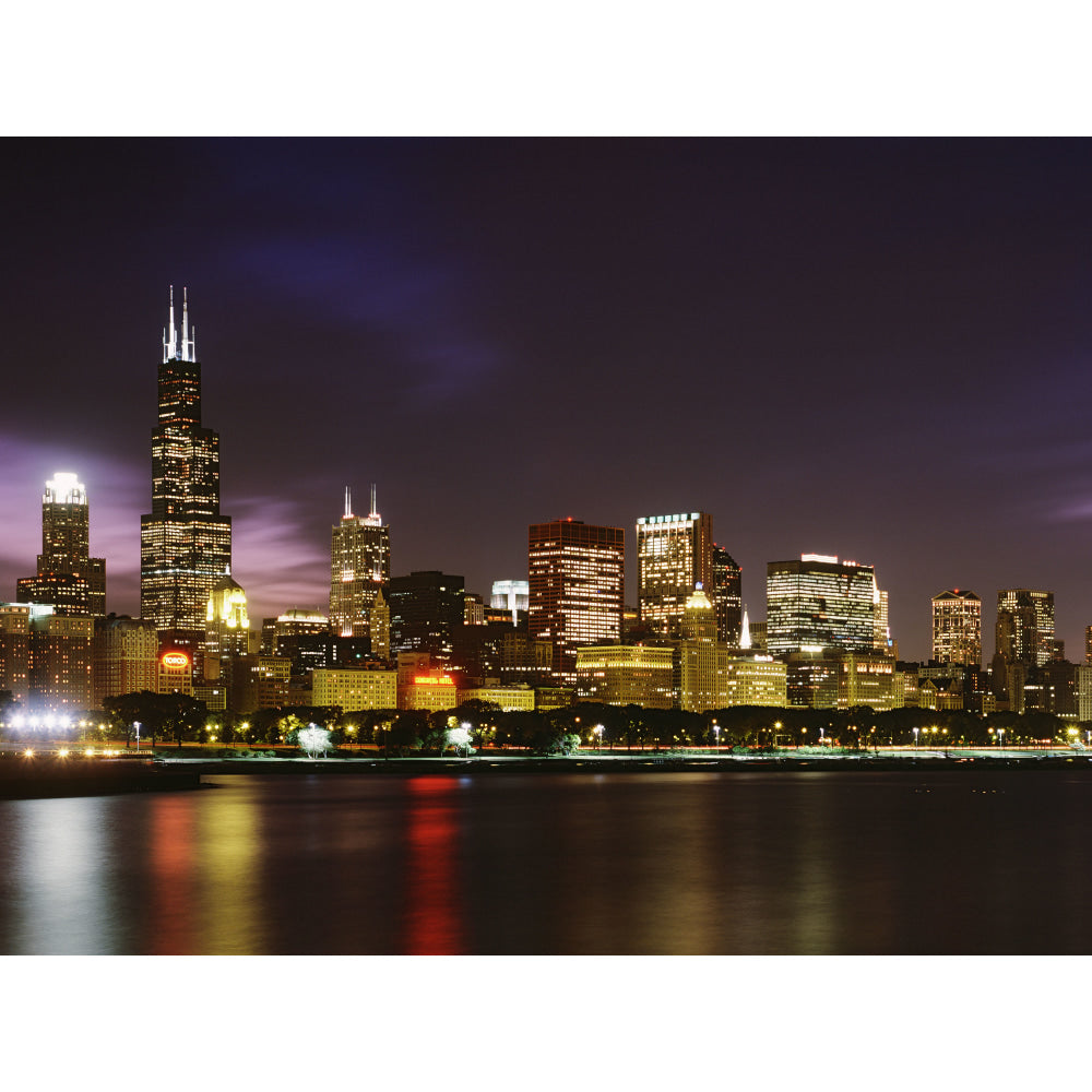 Biggies Landscape/Seascape Mural, 48in x 36in, Unframed, Chicago