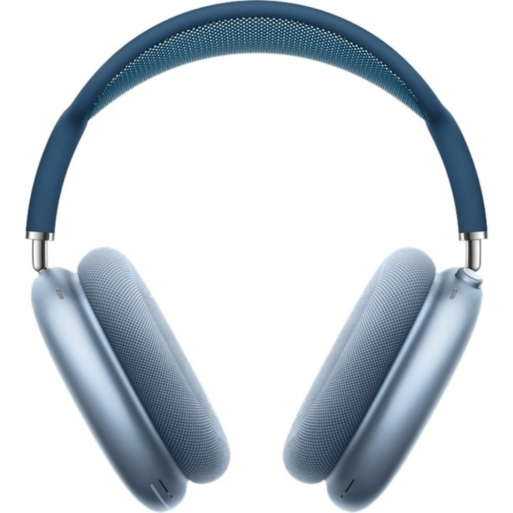Apple AirPods Max Headset - Stereo - Lightning Connector - Wired/Wireless - Bluetooth - Over-the-head - Binaural - Circumaural - Noise Canceling - Sky Blue