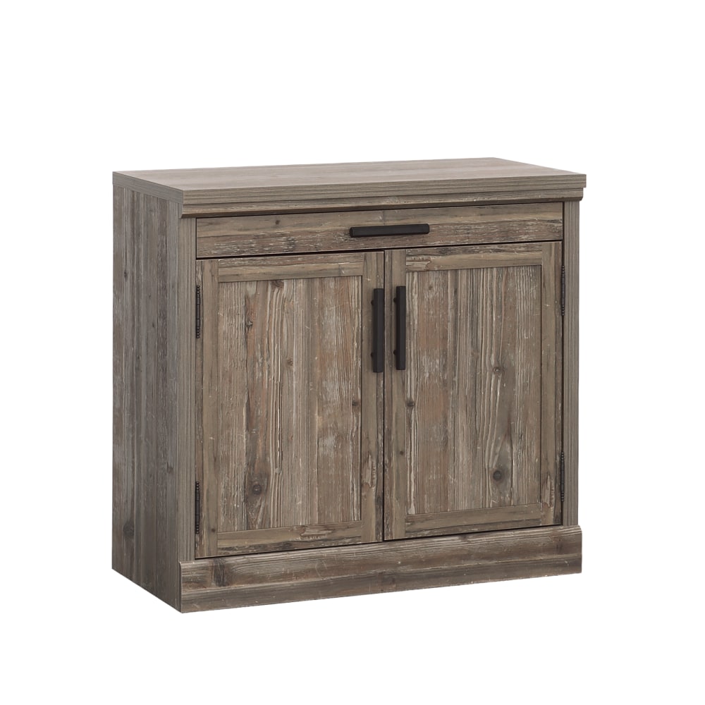Sauder Aspen Post 31inW Utility Stand, Pebble Pine