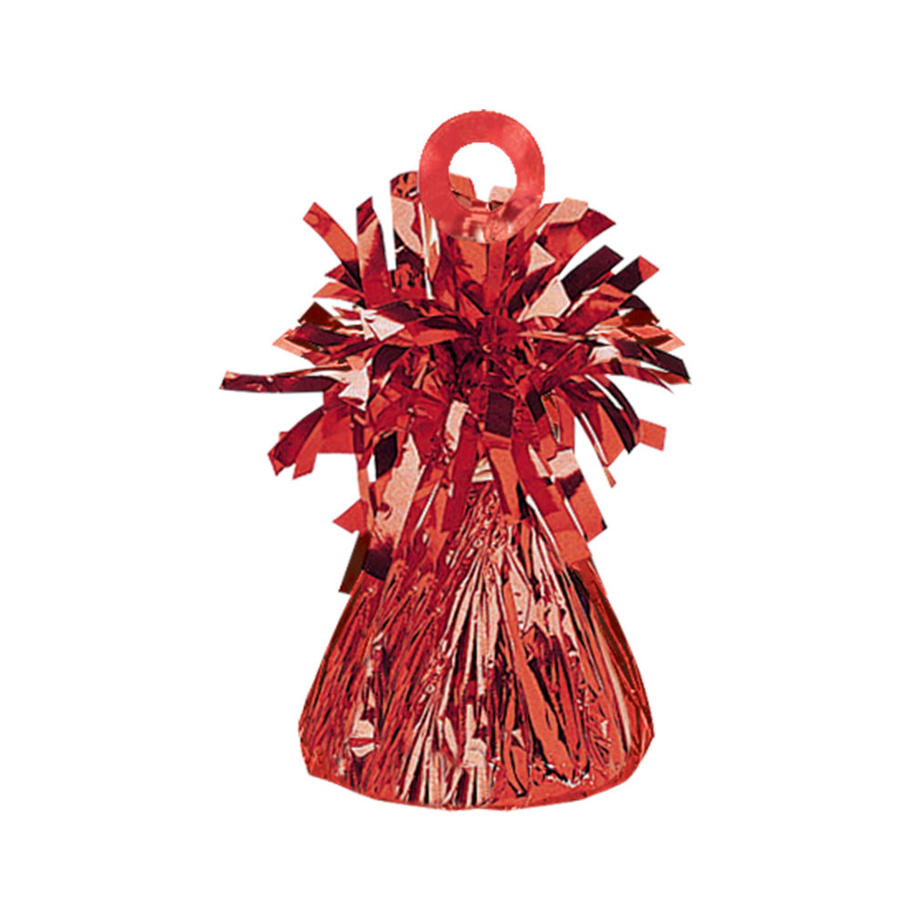 Amscan 6 Oz Foil Balloon Weights, Red, Pack Of 12 Weights
