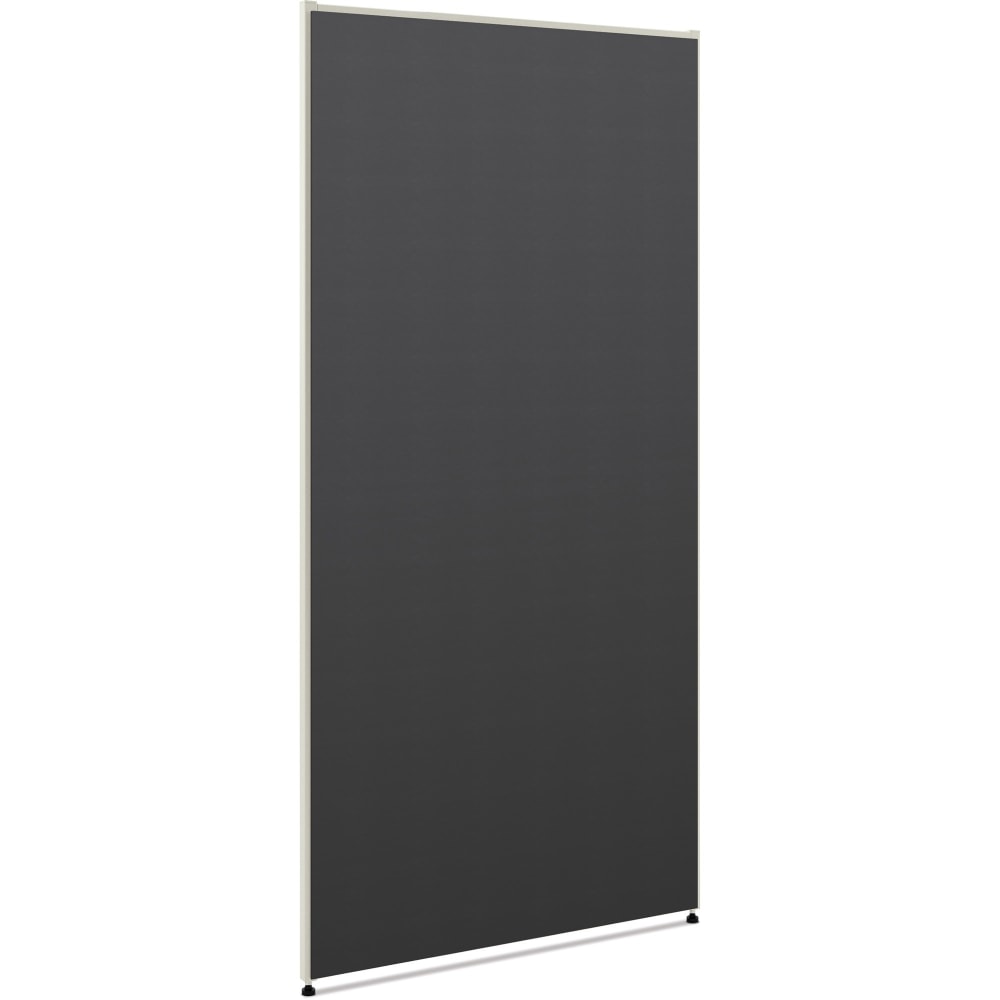 HON Verse Office Partition - 36in Width x 1.5in Depth x 72in Height - Metal - Graphite