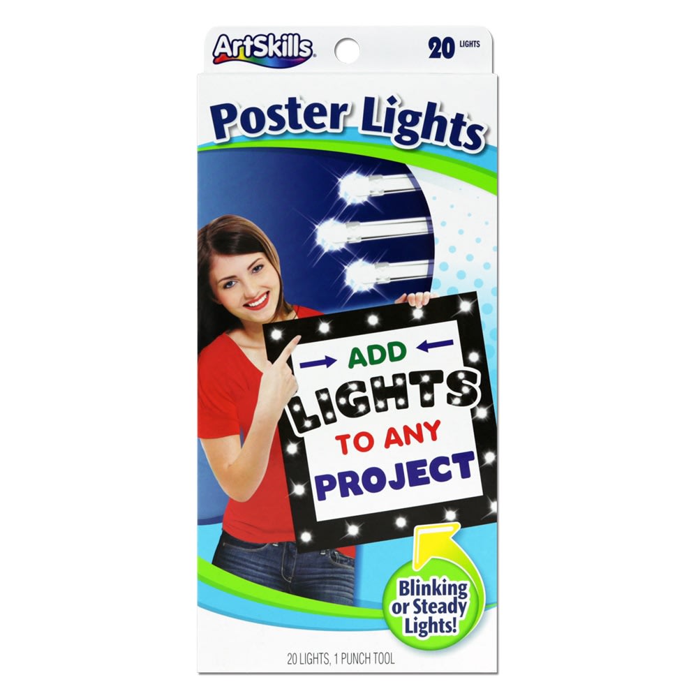 ArtSkills Poster Lights, White