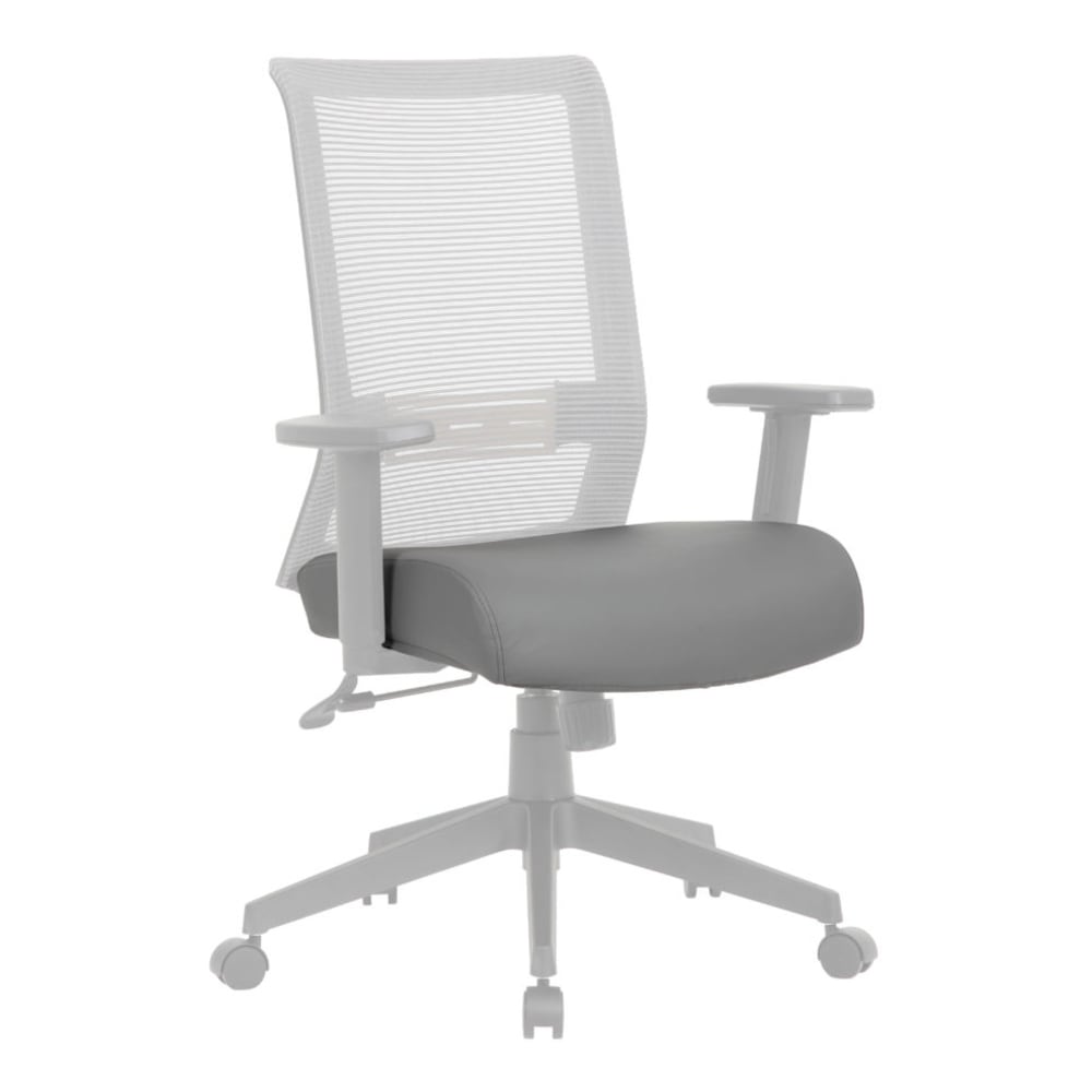 Boss Office Products Seat Cover With Antimicrobial Protection, Grey
