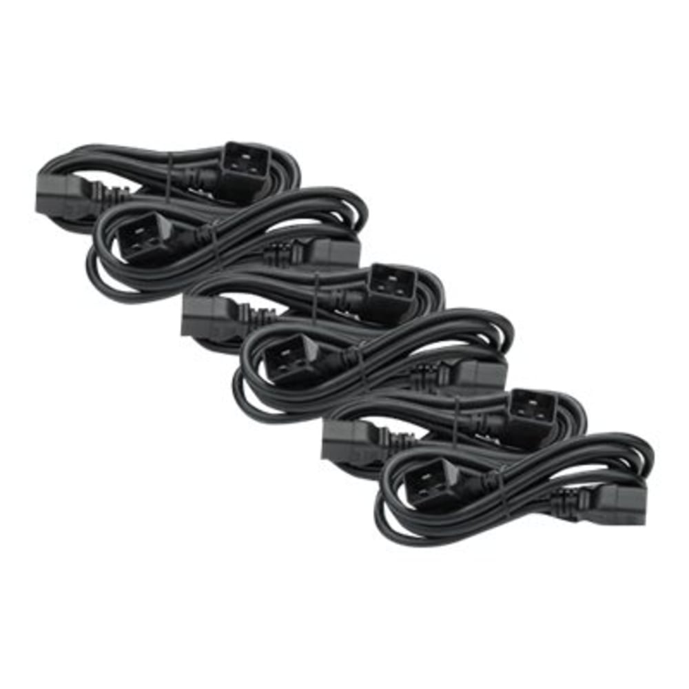 APC - Power extension cable - IEC 60320 C19 to IEC 60320 C20 - 16 A - 2 ft - 90 deg. connector - black - for P/N: SMT2200I-AR, SMT2200R2I-AR, SMT3000I-AR, SMT3000R2I-AR, SRT1500XLI, SRT2200XLI-KR
