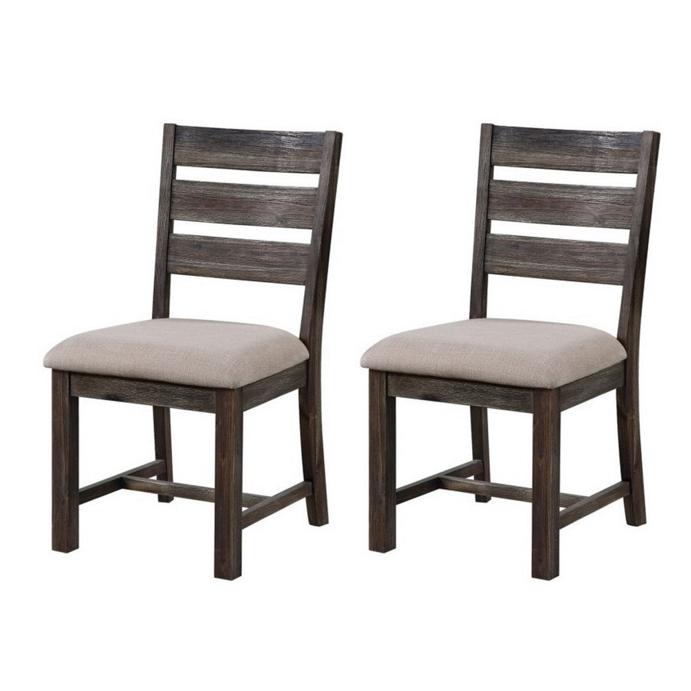 Coast to Coast Dining Chairs, Oatmeal, Set Of 2 Chairs