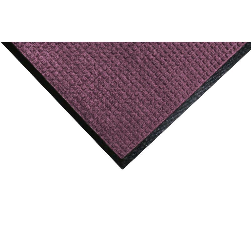 M+A Matting WaterHog Squares Classic Floor Mat, 3ft x 4ft, Bordeaux